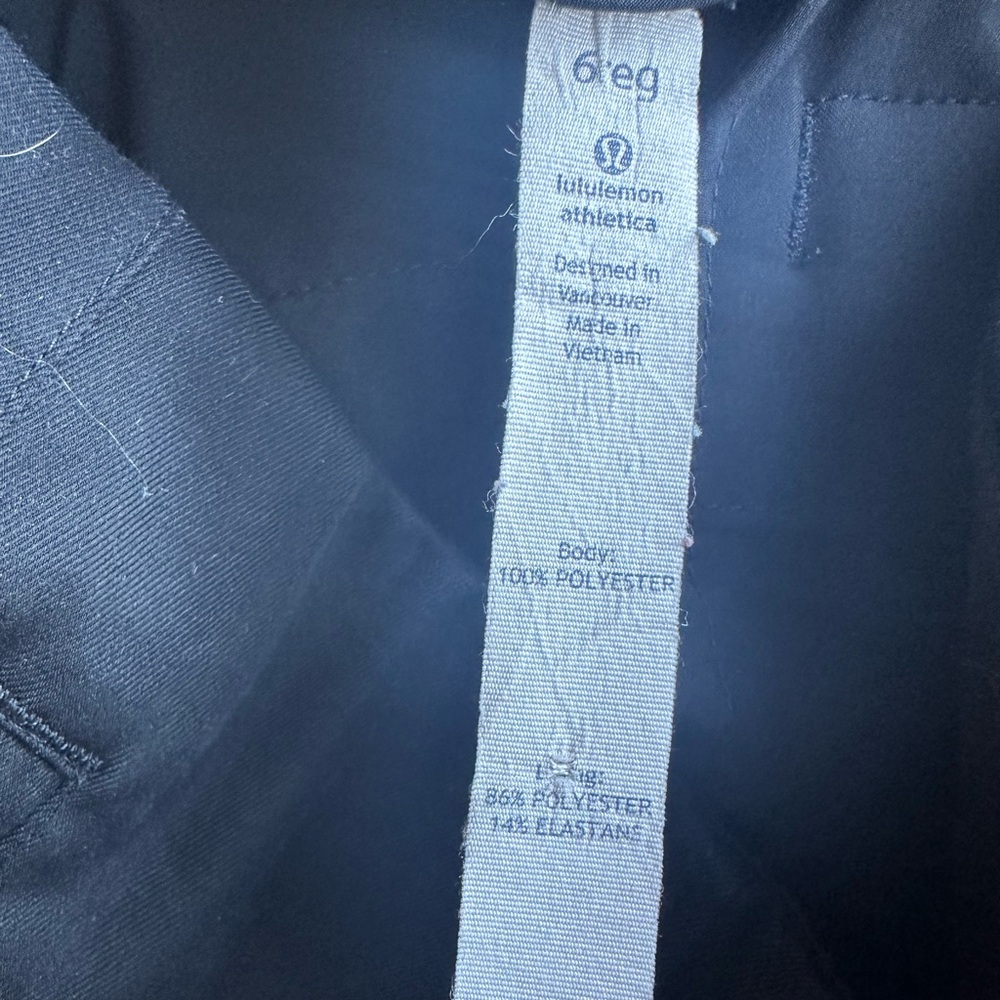 Lululemon Long Black Flare Pants 6 Regular - Picture 5 of 15